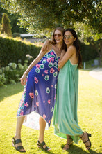 Load image into Gallery viewer, Green Apple Velour Dress