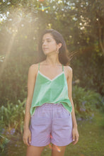 Load image into Gallery viewer, Sport Chic Green Apple Velour Top

