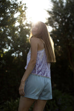 Load image into Gallery viewer, Sport Chic Lavender Velour Top
